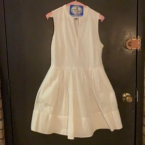 Banana Republic white eyelet dress Size 10P